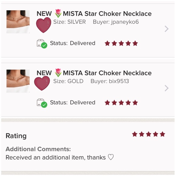 GOLD Star Choker Necklace - Picture 3 of 4